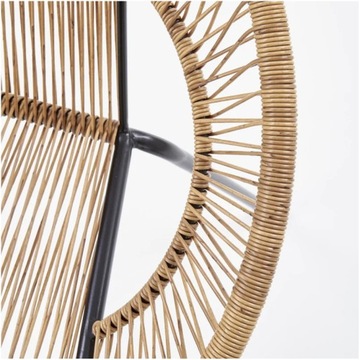 Стул в стиле бохо для гостиной BARI из натурального ротанга