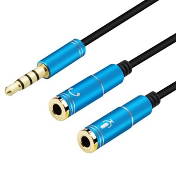 Kabel Słuchawkowy Adapter Splitter Jack 3,5 JAKOŚĆ