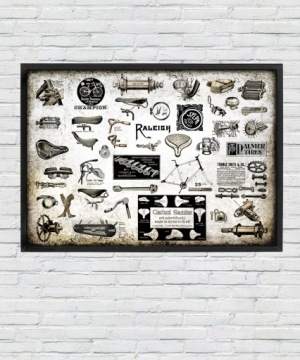 BIKE PARTS, плакат, № 2, старая реклама