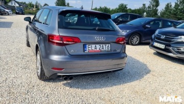 Audi A3 8V Sportback 5d Facelifting 1.4 TFSI COD Ultra 150KM 2017 Audi A3 Sportback 1.4T manual climatronic aktywny tempomat bi xenony bezwy, zdjęcie 20