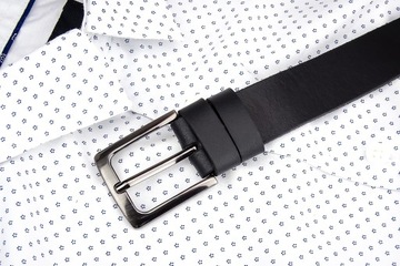 РЕМЕНЬ КОЖАНЫЙ МУЖСКОЙ GRACIO ДЛЯ БРЮК, КОЖА, ДЛИНА РЕМЕНЯ 110 СМ, ПОДАРОК