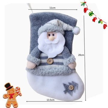 3 РОЖДЕСТВЕНСКИХ НОСКА В ПОДАРОК ​​Декоративная туфелька ДЛЯ КАМИНА Декоративная на окно