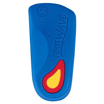 FOOTWAVE Wkładki ort. dzieci supinujące 3/4 XS 35-38
