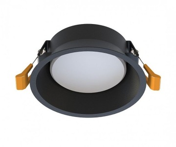 Lampa podtynkowa oczko, wpust UNO M czarna