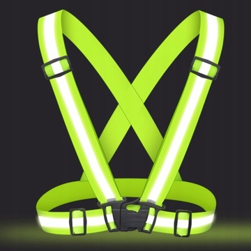 Светоотражающий ремень Светоотражающий дорожный жилет МОТОРНЫЙ ВЕЛОСИПЕД OHS