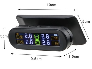 4 ДАТЧИКА ДАВЛЕНИЯ В ШИНАХ TPMS LCD СОЛНЕЧНАЯ