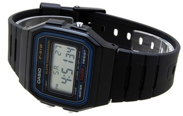 ZEGAREK CASIO F-91W-1YER ORYGINAŁ VINTAGE RETRO DIGITAL LED + BOX