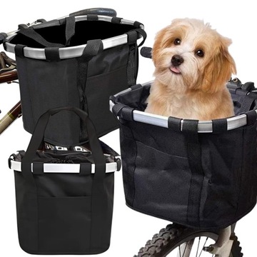 KOSZYK ROWEROWY NA KIEROWNICĘ KOSZ NA ROWER PRZEDNI TORBA DO ROWERU DUŻY