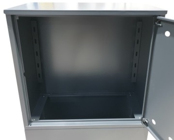 Газовый шкаф 60х60х25см антрацит спинка с тумбой