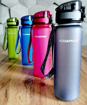 Butelka filtrująca Aquaphor City z 3 filtrami granatowa