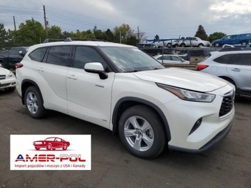 Toyota Highlander III 2020 Toyota Highlander 2020 r., 2,5L HYBRID LE 2.5 Hybryda 243KM