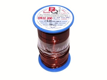 Drut nawojowy DN1E 200 ⌀ 0,85 mm Masa : 500g