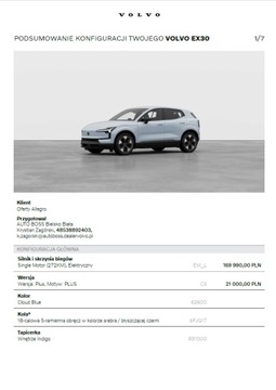 Volvo 2026 VOLVO EX30 W WERSJI PLUS, zdjęcie 8