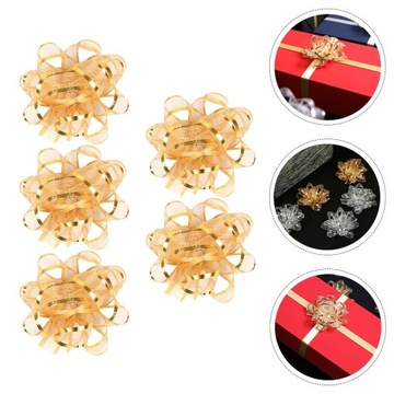 ЛЕНТЫ ДЛЯ УПАКОВКИ ПОДАРКОВ ЛЕНТЫ 5 ШТ.