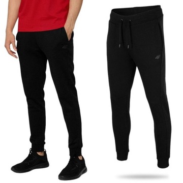 SPODNIE MĘSKIE 4F DRESOWE SPORTOWE JOGGERY DRESY