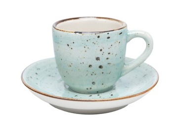 Filiżanka espresso bel rustic kamionka seledynowa