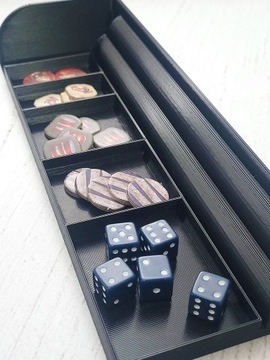 Подставка-органайзер 3-х рядная для карточек, жетонов и сброса - 1 шт.