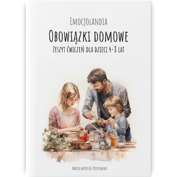 Obowiązki Domowe - Zeszyt ćwiczeń 4-8 lat - A4