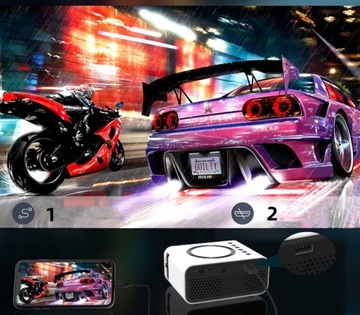 USB LED HD ПОЛНЫЙ МИНИ ПОРТАТИВНЫЙ ПРОЕКТОР