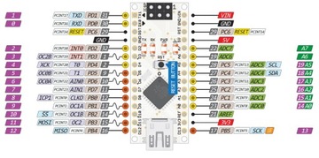 Модуль CHN Arduino Nano V3 Atmega328 CH340 AVR Clone