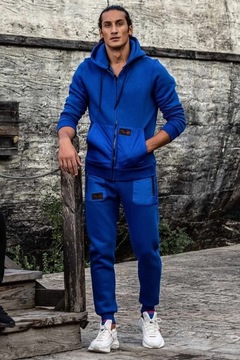 Dres Męski Cipo Baxx Komplet Bluza + Spodnie Bawełna