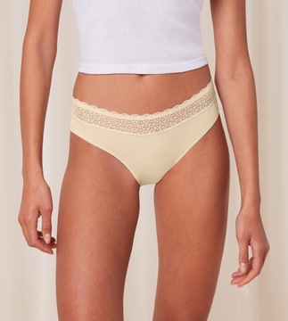 Трусики ЖЕНСКИЕ, приталенные, ГЛАДКИЕ, бежевые, Triumph Feel of Modal Tai XL