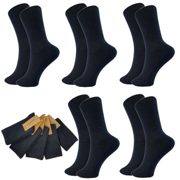 5 PAR DAMSKIE SKARPETY SPORTOWE PREMIUM CZARNE