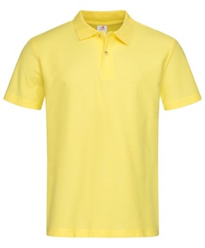 T-Shirt Koszulka polo męska ST 3000 Żółta 3XL