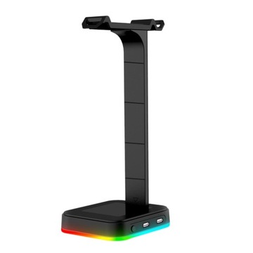 1x stojak na słuchawki gier Podstawa z LED USB do