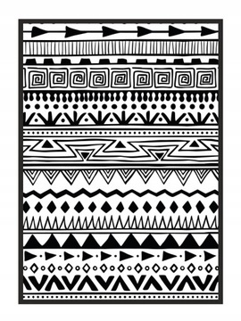 OBRAZ PLAKAT W RAMIE 43x33 cm Aztec P698
