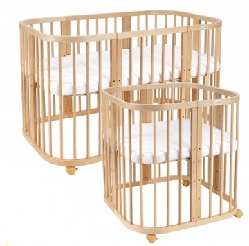 Кровать Waldin 7-в-1 с матрасом НАТУРАЛЬНЫЙ