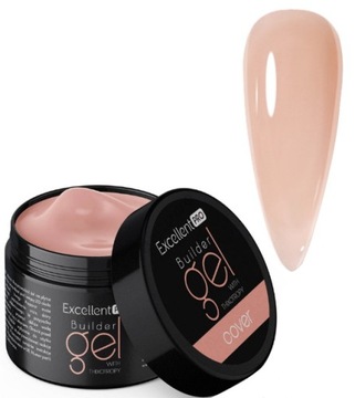 EXCELLENT PRO BUILDER GEL Żel budujący jednofazowy do paznokci 50g Cover