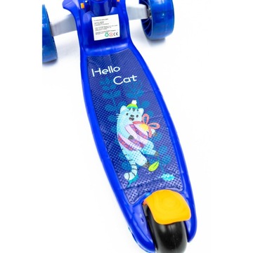 ТРЕХКОЛЕСНЫЙ БАЛАНСИРОВОЧНЫЙ САМОКАТ С СИДЕНЬЕМ, СВЕТЯЩИМСЯ КОЛЕСАМИ