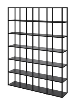 Regał STEEL BOX 212x160 Loft książki i segregatory