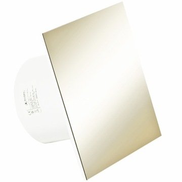 WENTYLATOR SZKLANY Z TIMEREM I HIGROSTATEM JASNY BEŻ Fi 100