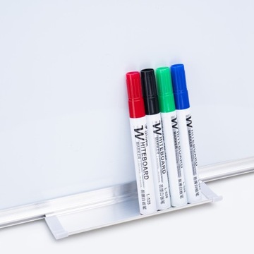 МАГНИТНАЯ доска для сухого стирания, белая, ДВУСТОРОННЯЯ, 60х40 см + АКСЕССУАРЫ