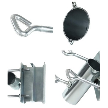 Держатель балконного зонта для перил балюстрады из цельного металла 25-38 мм