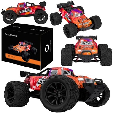 DUŻY Samochód zdalnie sterowany RC AUTO MONSTER TRUCK 4x4 TERENOWY 45km/h