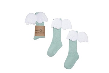 Mama's Feet Podkolanówki Aniołki Miętowe 4-6 lat