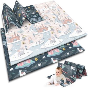 КОВРИК ДВУХСТОРОННИЙ, СКЛАДНОЙ, 200 x 180 x 1 см, ДЕТСКИЙ