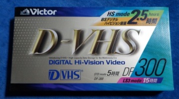 KASETA D-VHS JVC VICTOR Digital Hi-Vision 150/300 min DF300