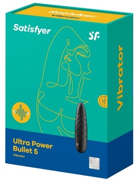 ULTRA POWER BULLET 5 - BLACK KULE MINI WIBRATOR