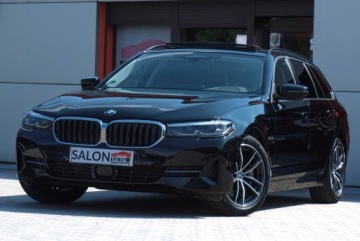 BMW Seria 5 G30-G31 Touring Plug-In 2.0 530e 292KM 2022 BMW 530e 292ps Panorama Hak ACC 4xKlima HiFi 18” Webasto Kamera Sam Parkuje, zdjęcie 39