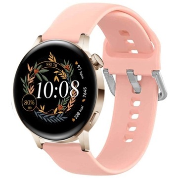 Pasek Silikonowy do Huawei Watch GT 3 42mm, Różowy