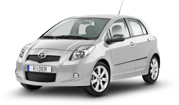 Listwy boczne Toyota Yaris II, 2005-2011, 5 dwrz.