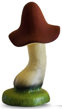 GRZYBEK XL FIGURKA OGRODOWA OGRÓD OZDOBA DEKORACJA