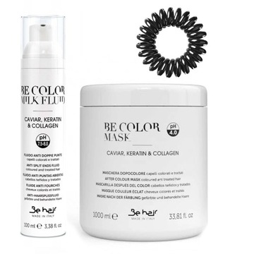 BE COLOR MASKA + FLUID DO WŁOSÓW Z KAWIOREM+GRATIS