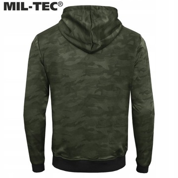 Bluza dresowa treningowa sportowa moro z kapturem Mil-Tec Woodland L