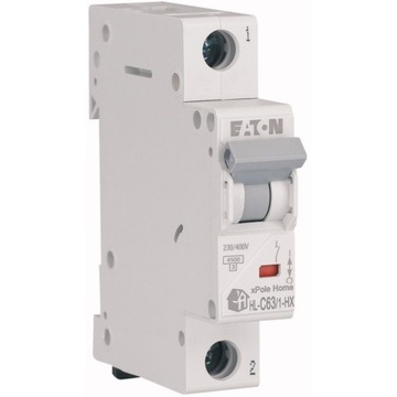 EATON 194837 WYŁĄCZNIK NADPRĄDOWY HN-C63/1 1P C 63A 6kA AC