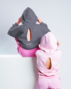 AthleteX - Bluza z wycięciem na plecach - NIECH BÓG BŁOGOSŁAWI KOBIETĘ Z PASJĄ